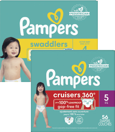 Pampers Swaddlers or Cruisers Diapers