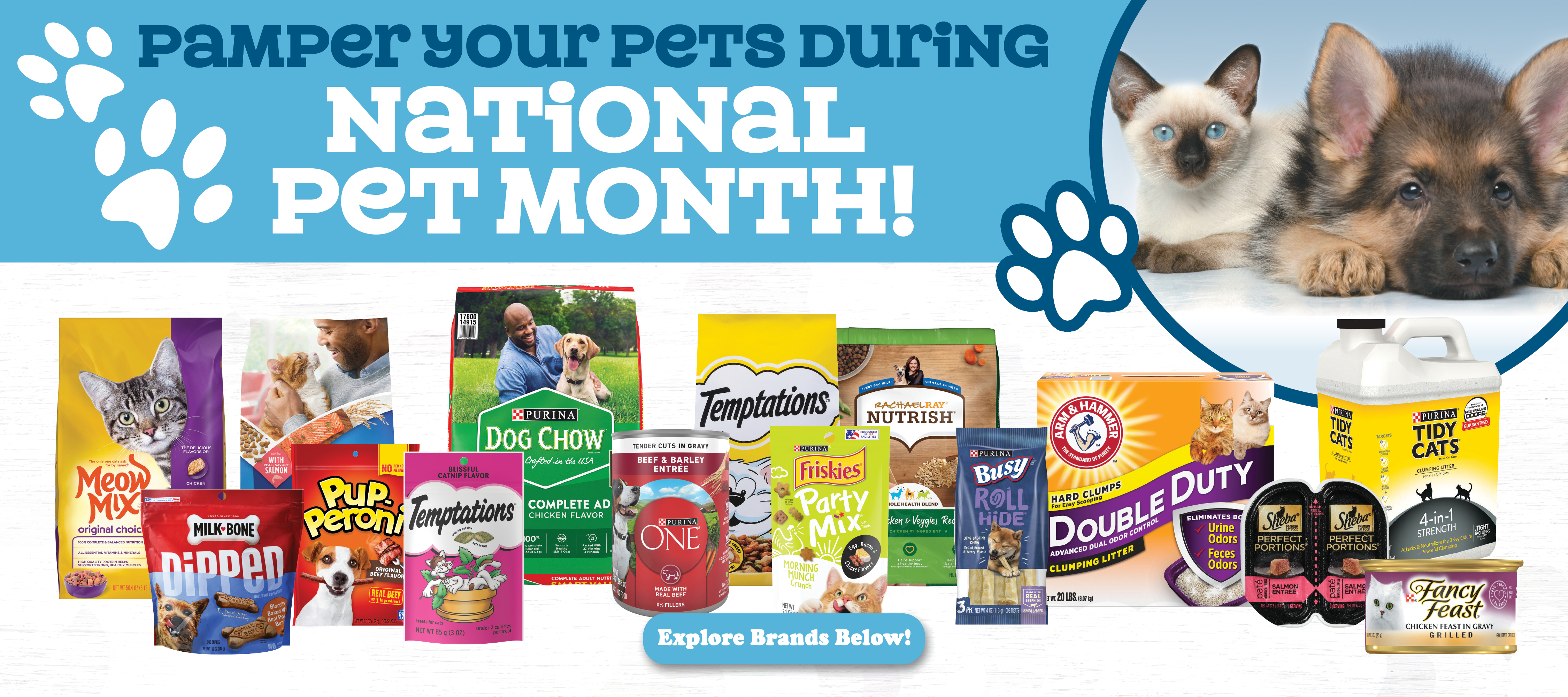 Pamper your pets during National Pet Month!